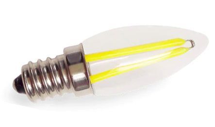 Image of Led Lamp Bulb E12 (Warm White) (Fridge) 1.5W Filament (IT14519)